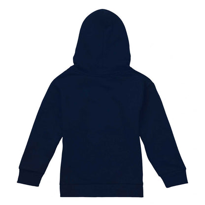 Navy - Back - Frozen Childrens-Kids Chillin Like Olaf 9th Birthday Pullover Hoodie