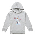 Athletic Heather - Front - Frozen Childrens-Kids Love Is In The Air Olaf Heather Valentine`s Day Pullover Hoodie
