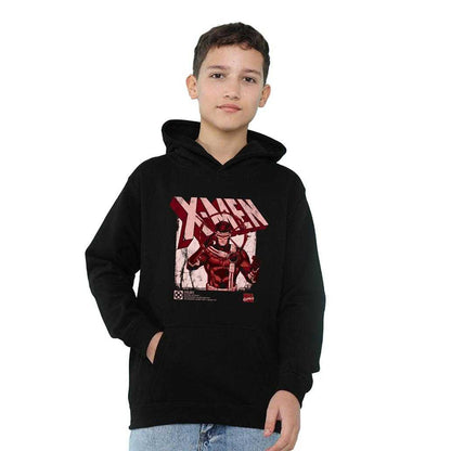 Black - Lifestyle - X-Men Childrens-Kids Info Cyclops Pull Over Hoodie