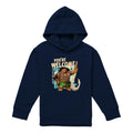 Navy - Front - Moana Childrens-Kids You're Welcome Maui Hoodie