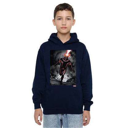 Navy - Lifestyle - X-Men Childrens-Kids Cyclops Blast Pull Over Hoodie