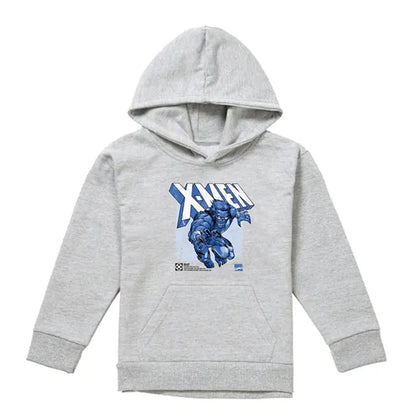 Athletic Heather - Front - X-Men Childrens-Kids Beast Pull Over Hoodie
