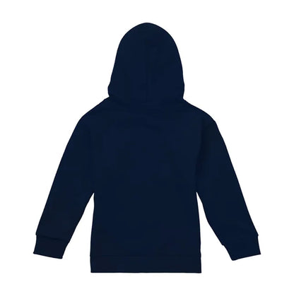 Navy - Back - The Police Childrens-Kids Collage Repeat Logo Hoodie