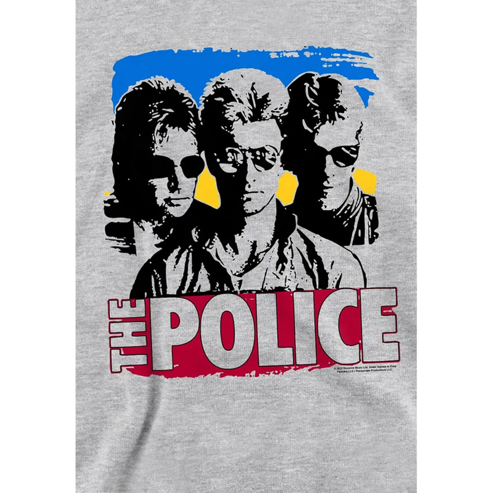Athletic Heather - Side - The Police Childrens-Kids Sunglasses Pull Over Hoodie