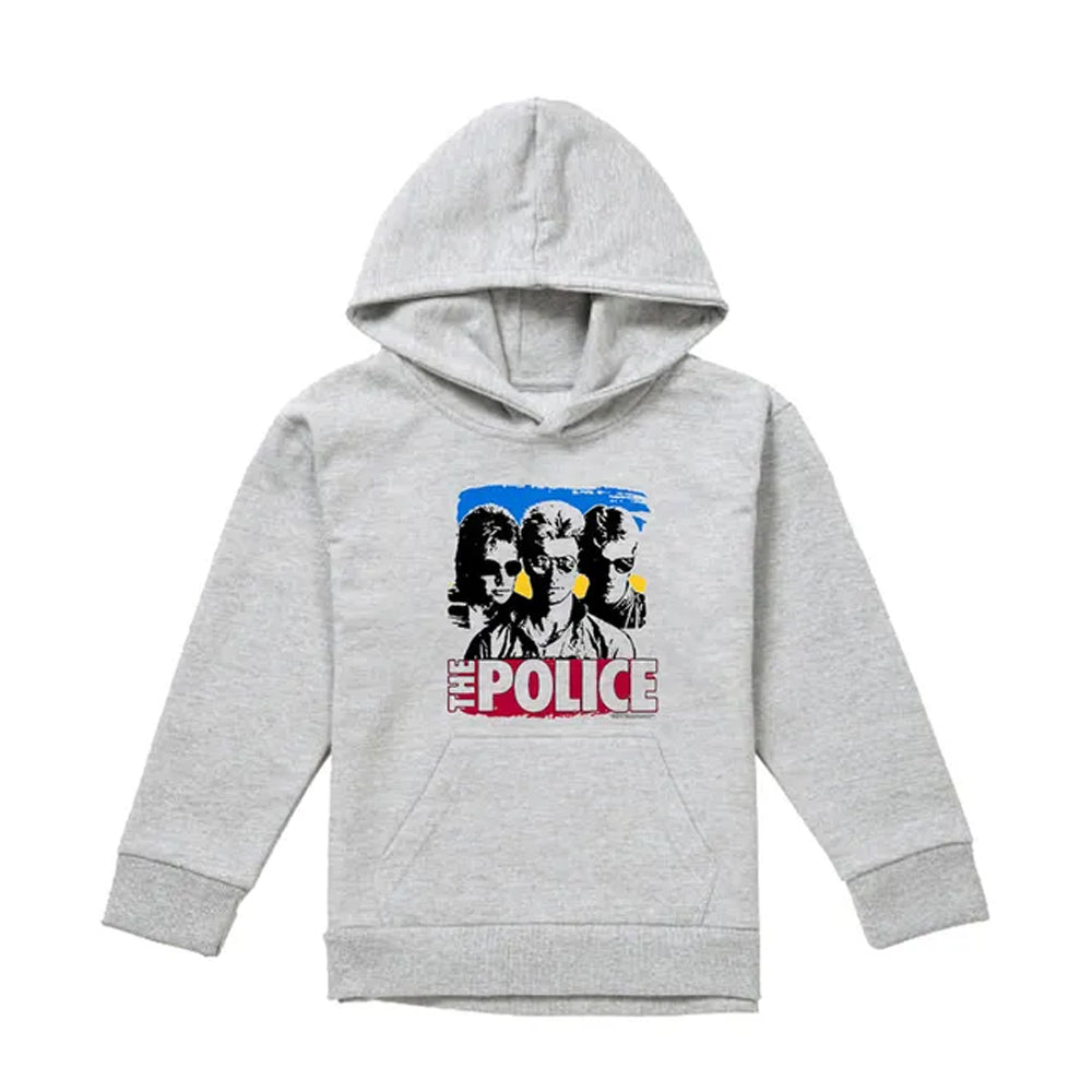 Athletic Heather - Front - The Police Childrens-Kids Sunglasses Pull Over Hoodie