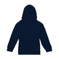 Navy - Back - Frozen Childrens-Kids Fearless Like Anna 7th Birthday Pullover Hoodie
