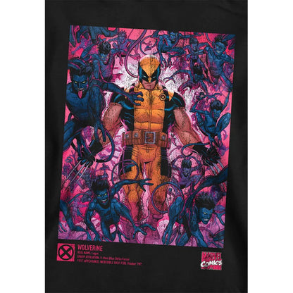 Black - Side - X-Men Childrens-Kids Wolverine Nightcrawler Hoodie