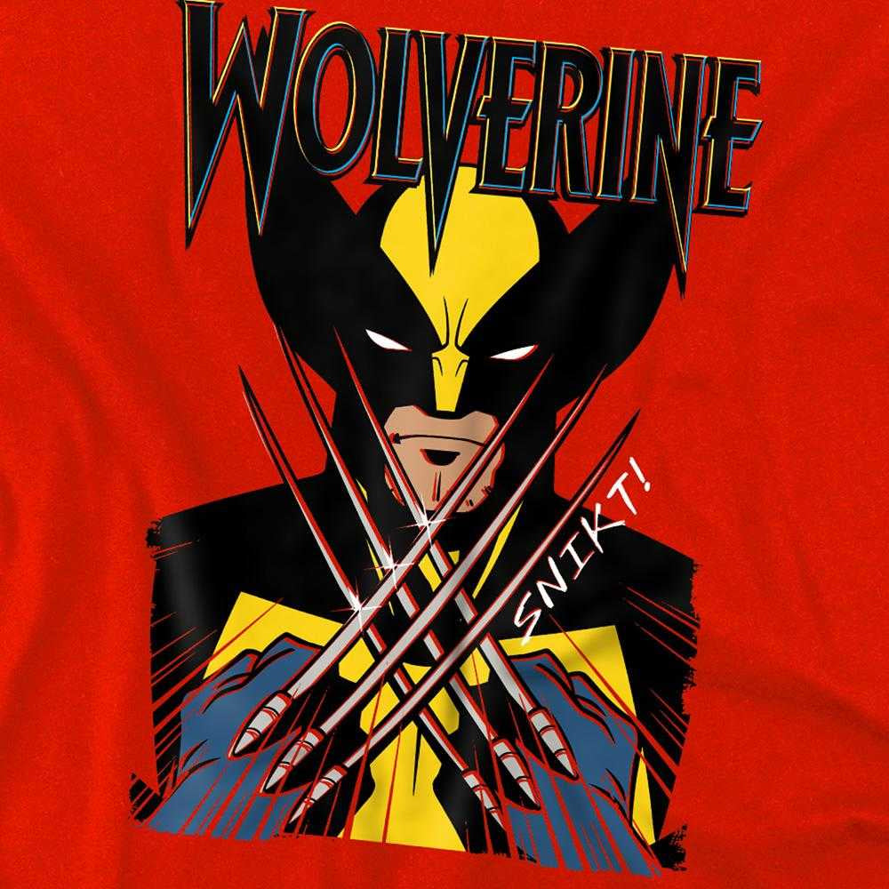 Red - Side - X-Men Childrens-Kids Action Wolverine Hoodie