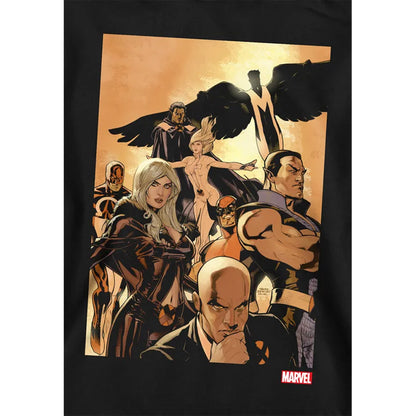 Black - Side - X-Men Childrens-Kids Team Cover Hoodie