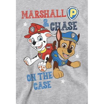 Athletic Heather - Side - Paw Patrol Childrens-Kids Ruff Ruff Rescue Heather Pullover Hoodie