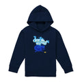 Navy - Front - Aladdin Childrens-Kids Official Wish Granter Genie Pullover Hoodie