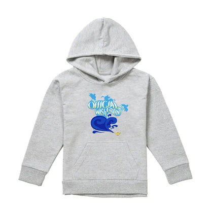 Athletic Heather - Front - Aladdin Childrens-Kids Official Wish Granter Genie Pullover Hoodie