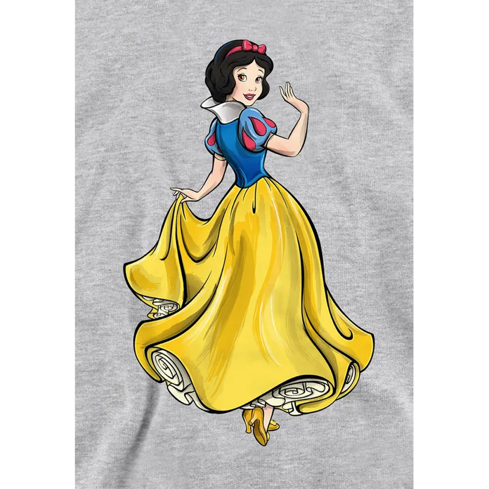 Athletic Heather - Side - Snow White Childrens-Kids Fairest Princess Of Them All Hoodie