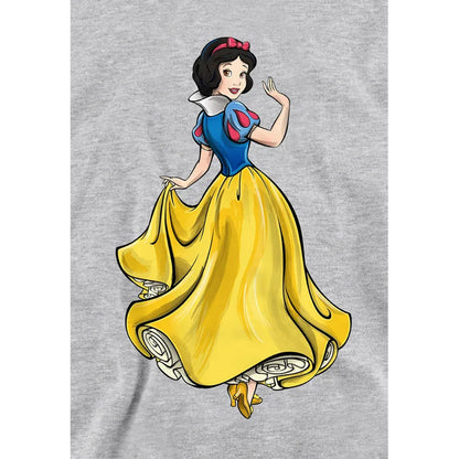 Athletic Heather - Side - Snow White Childrens-Kids Fairest Princess Of Them All Hoodie