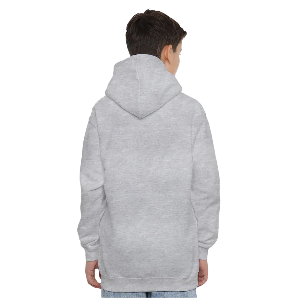 Athletic Heather - Pack Shot - Captain America Childrens-Kids Shield Heather Pull Over Hoodie