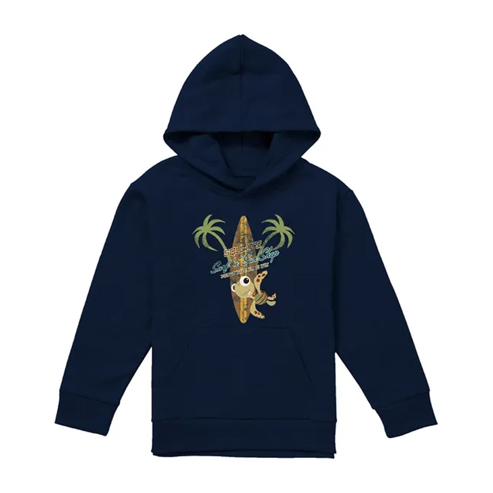 Navy - Front - Finding Nemo Childrens-Kids Surf N Sun Shop Hoodie