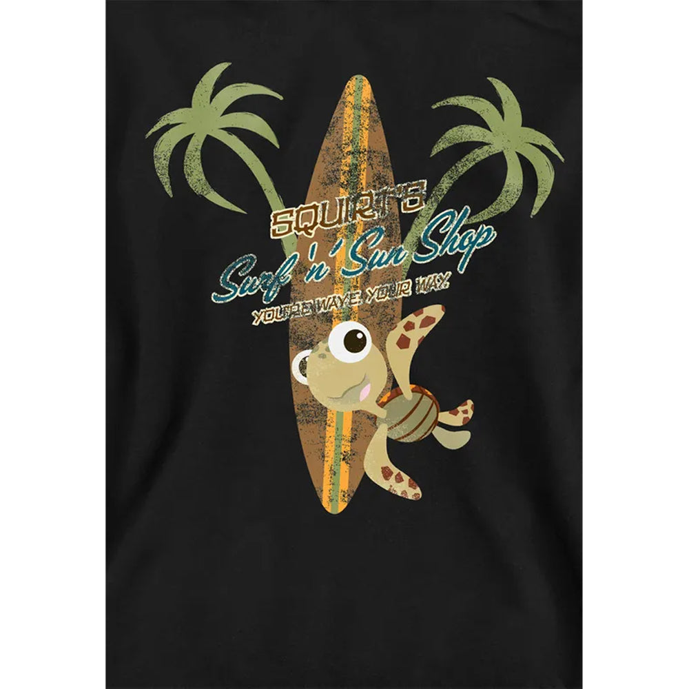 Black - Side - Finding Nemo Childrens-Kids Surf N Sun Shop Hoodie
