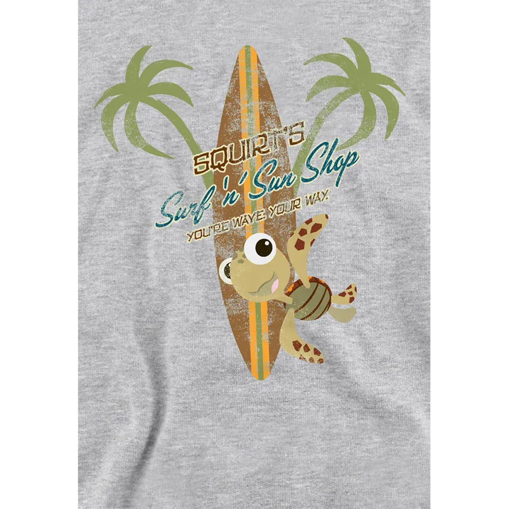 Athletic Heather - Side - Finding Nemo Childrens-Kids Surf N Sun Shop Hoodie