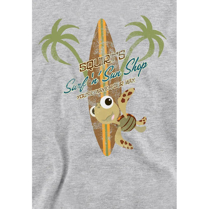 Athletic Heather - Side - Finding Nemo Childrens-Kids Surf N Sun Shop Hoodie
