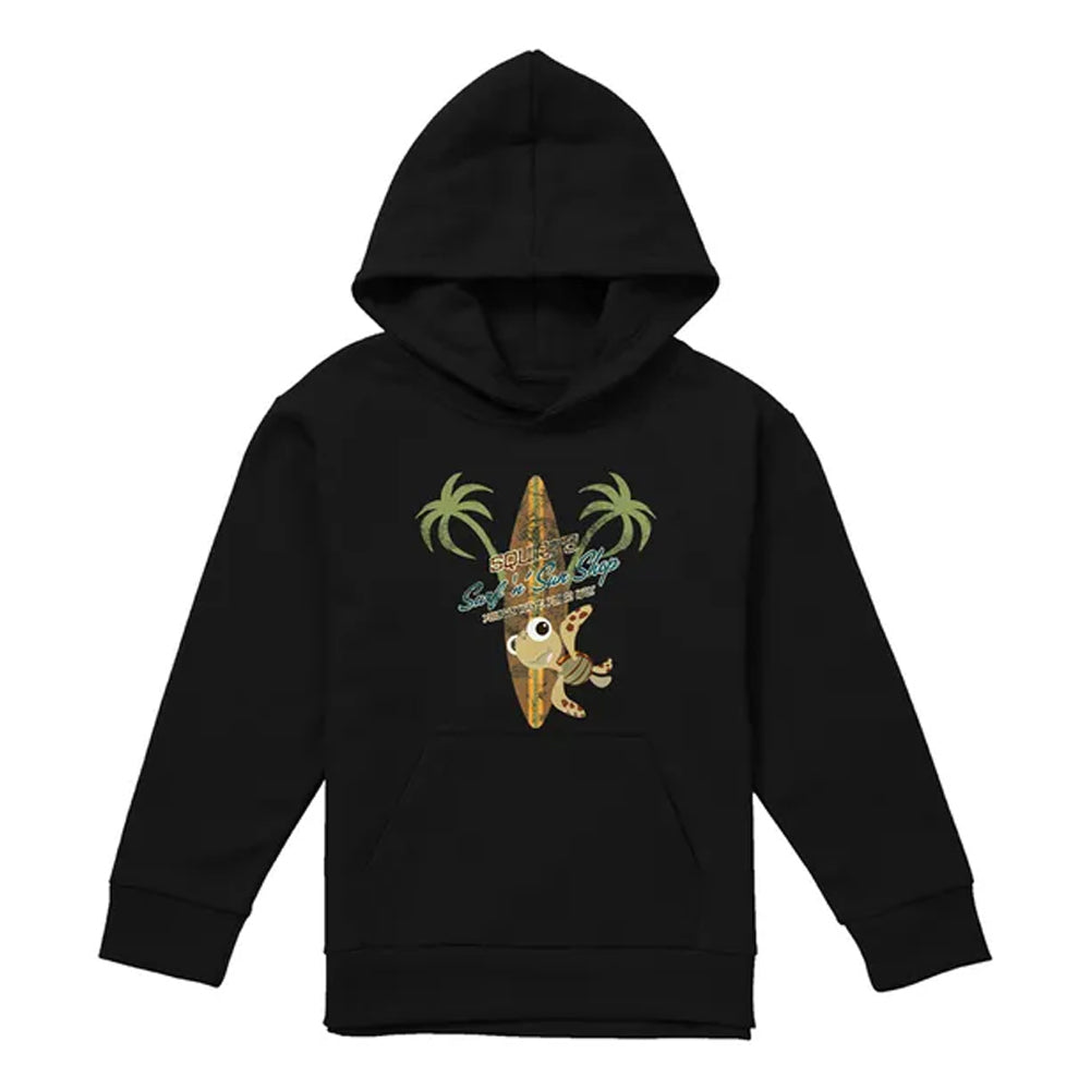 Black - Front - Finding Nemo Childrens-Kids Surf N Sun Shop Hoodie