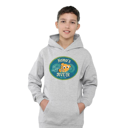 Athletic Heather - Lifestyle - Finding Nemo Childrens-Kids Nemo´s Dive In Hoodie
