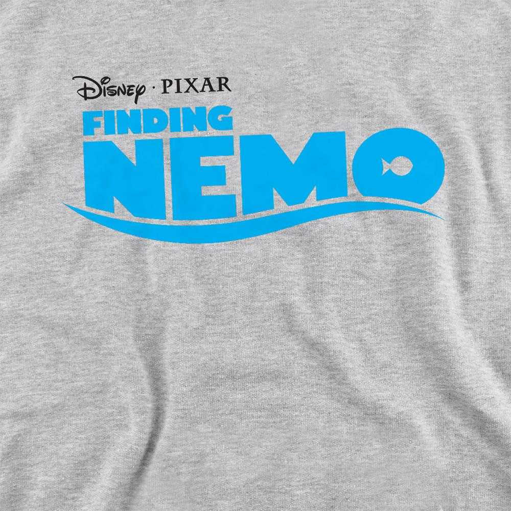 Athletic Heather - Side - Finding Nemo Childrens-Kids Logo Hoodie