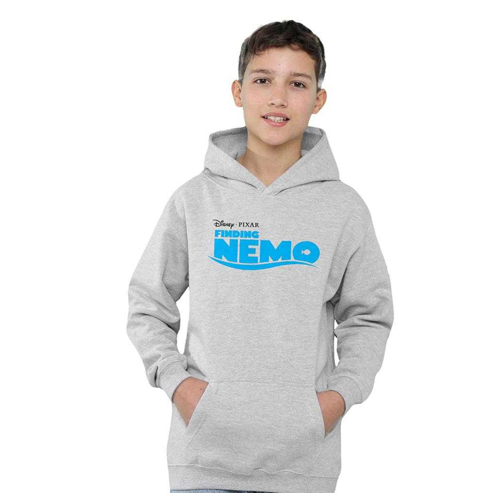 Athletic Heather - Lifestyle - Finding Nemo Childrens-Kids Logo Hoodie