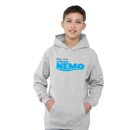Athletic Heather - Lifestyle - Finding Nemo Childrens-Kids Logo Hoodie