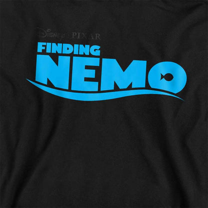 Black - Side - Finding Nemo Childrens-Kids Logo Hoodie