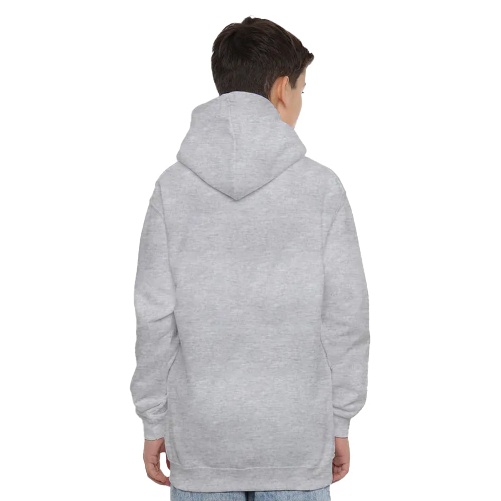 Athletic Heather - Pack Shot - Finding Nemo Childrens-Kids Just Keep Celebrating Dory Christmas Hoodie