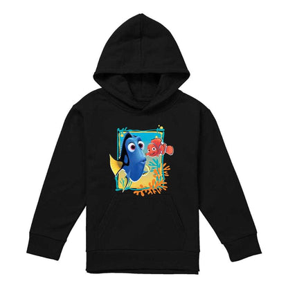Black - Front - Finding Nemo Childrens-Kids Dory Nemo Hoodie