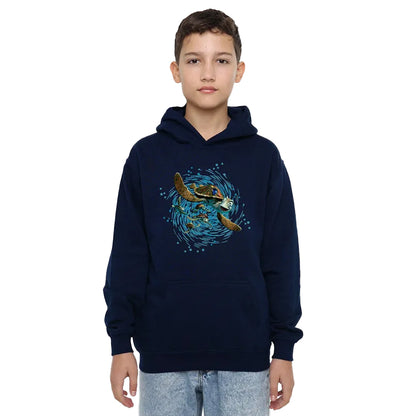 Navy - Lifestyle - Finding Nemo Childrens-Kids Crush Ride The Wave Hoodie