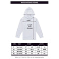 Black - Close up - Captain America Childrens-Kids Shield Pull Over Christmas Hoodie
