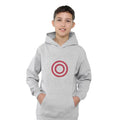 Athletic Heather - Lifestyle - Captain America Childrens-Kids Shield Pull Over Christmas Hoodie