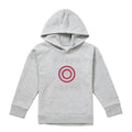 Athletic Heather - Front - Captain America Childrens-Kids Shield Pull Over Christmas Hoodie