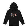 Black - Front - Disney Princess Childrens-Kids Bold Holiday Spirit Jasmine Christmas Pullover Hoodie