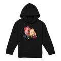 Black - Front - Disney Princess Childrens-Kids Be True, Be You Ariel Moana Rapunzel Pullover Hoodie