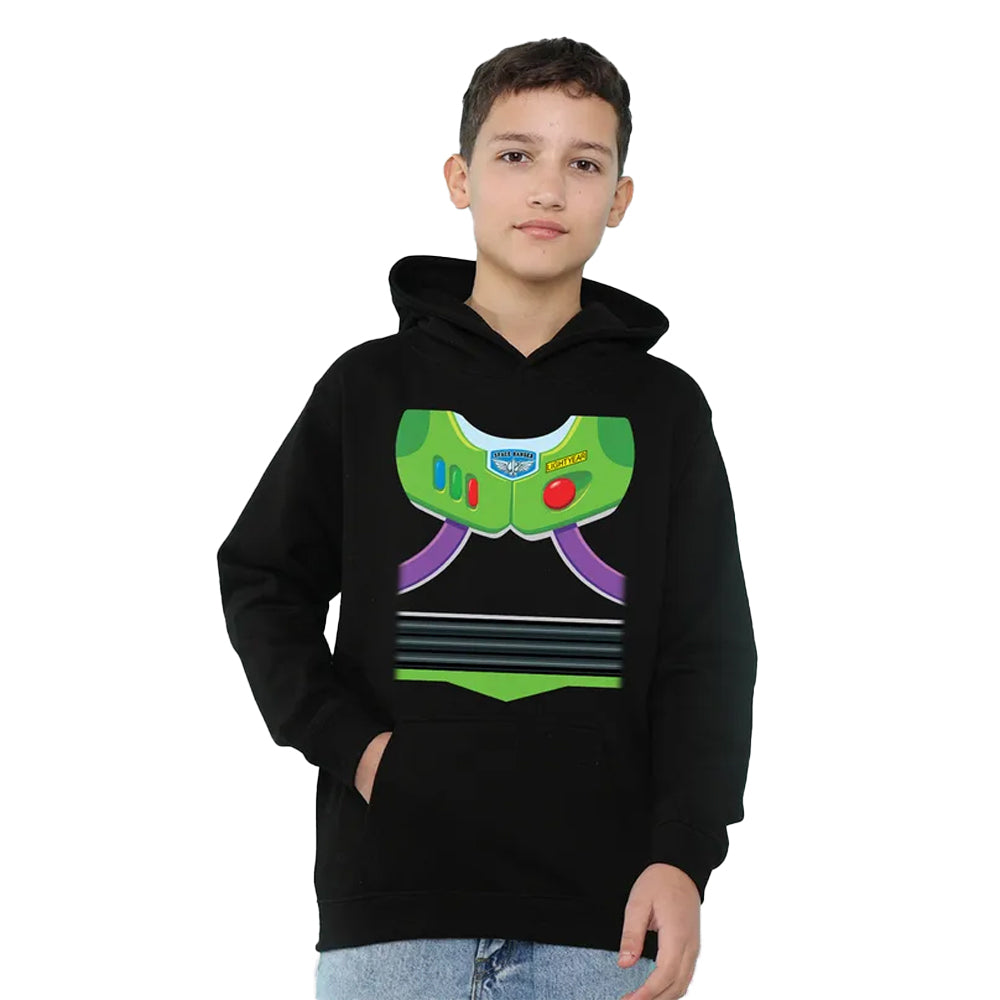 Black - Lifestyle - Toy Story Childrens-Kids Buzz Lightyear Costume Hoodie