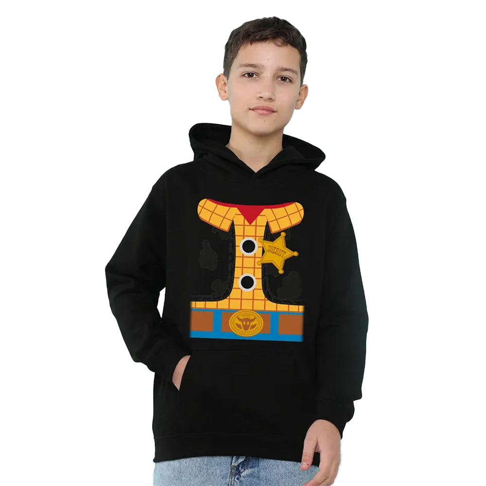 Black - Lifestyle - Toy Story Childrens-Kids Woody Costume Hoodie