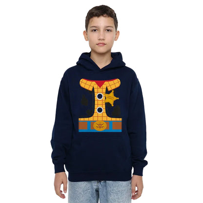 Navy - Lifestyle - Toy Story Childrens-Kids Woody Costume Hoodie