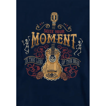 Navy - Side - Coco Childrens-Kids Seize Your Moment In The Land Of The Dead Hoodie