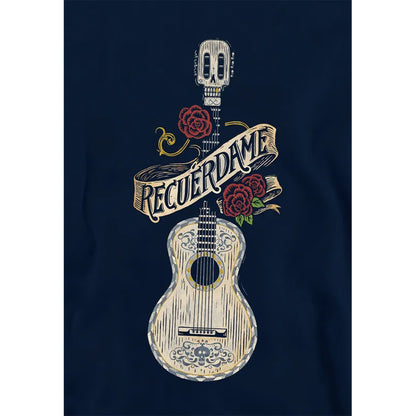 Navy - Side - Coco Childrens-Kids Recuerdame Famous Guitar Ernesto de la Cruz Hoodie