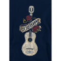 Navy - Side - Coco Childrens-Kids Recuerdame Famous Guitar Ernesto de la Cruz Hoodie