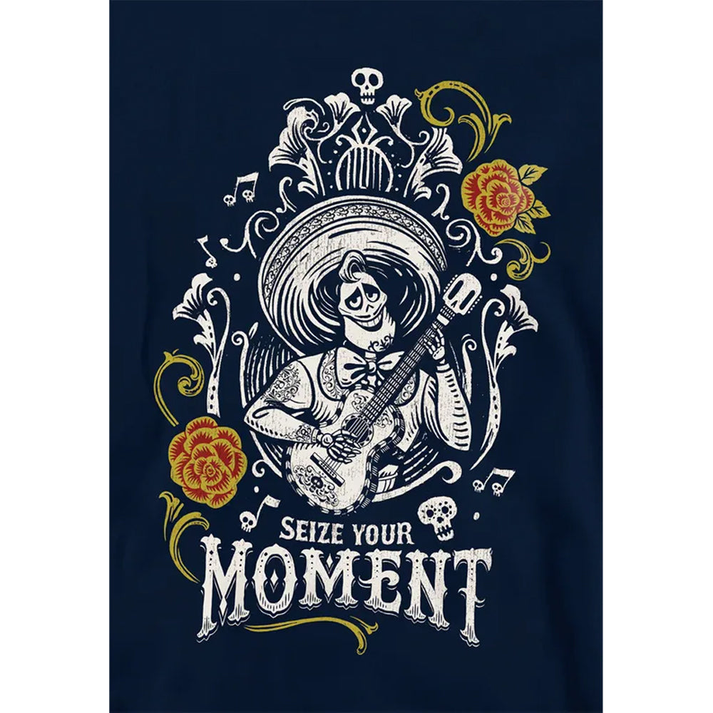 Navy - Side - Coco Childrens-Kids Seize Your Moment Ernesto de la Cruz Hoodie