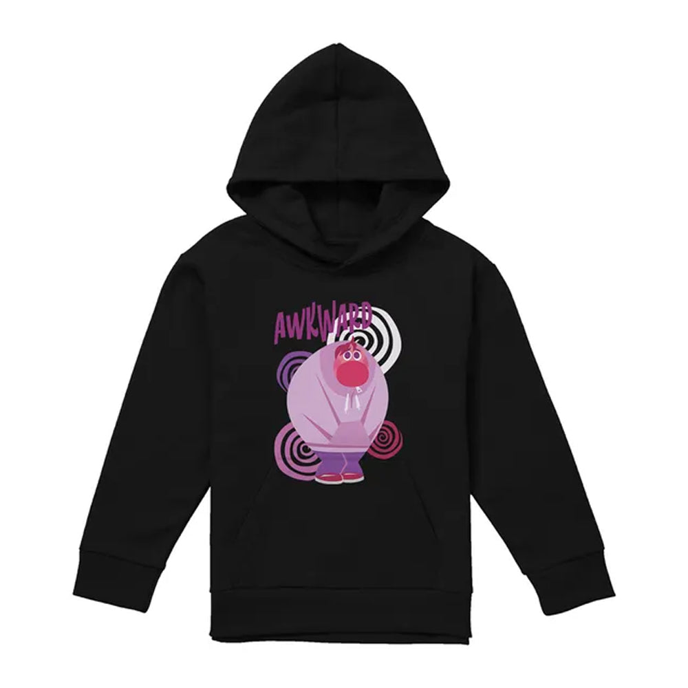 Black - Front - Inside Out 2 Childrens-Kids Embarrassment Hoodie