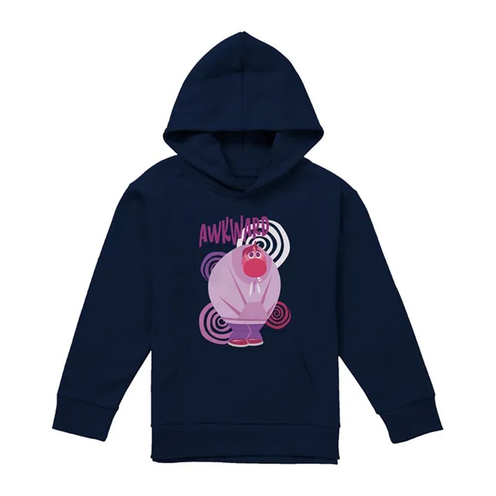 Navy - Front - Inside Out 2 Childrens-Kids Embarrassment Hoodie