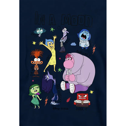 Navy - Side - Inside Out 2 Childrens-Kids In A Mood Hoodie
