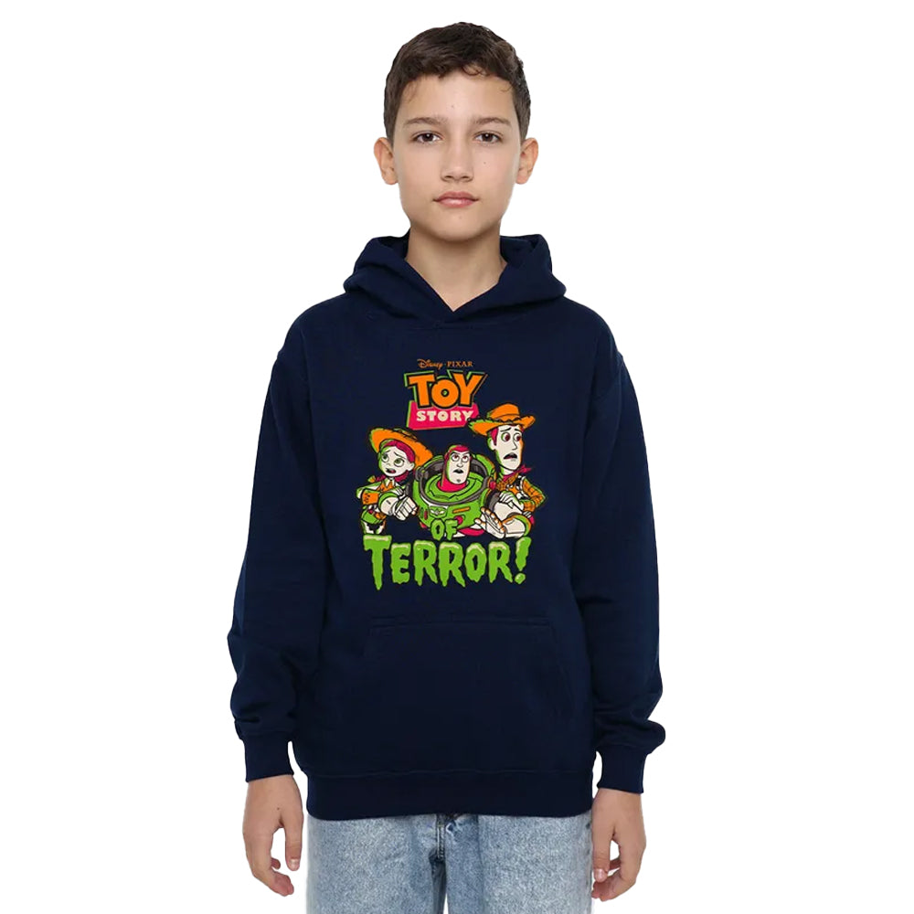 Navy - Lifestyle - Toy Story Childrens-Kids Group Terror Hoodie
