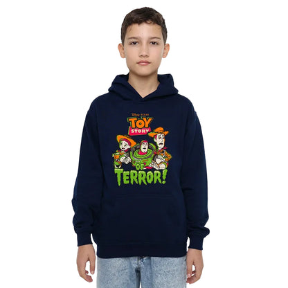 Navy - Lifestyle - Toy Story Childrens-Kids Group Terror Hoodie