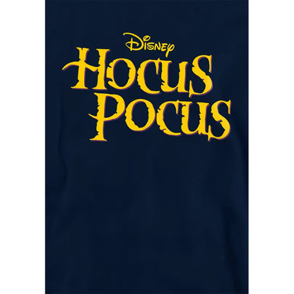 Navy - Side - Hocus Pocus Childrens-Kids Logo Hoodie